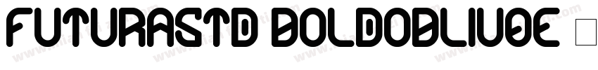 futurastd boldobliuqe字体转换
